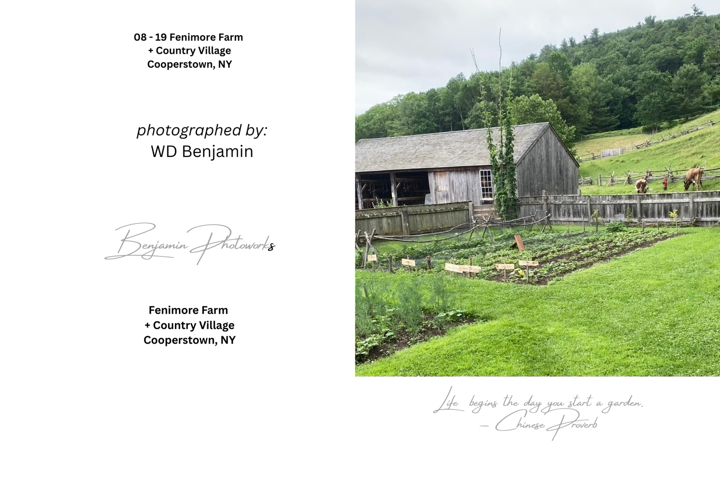 8-19 Life begins the day you start a garden.